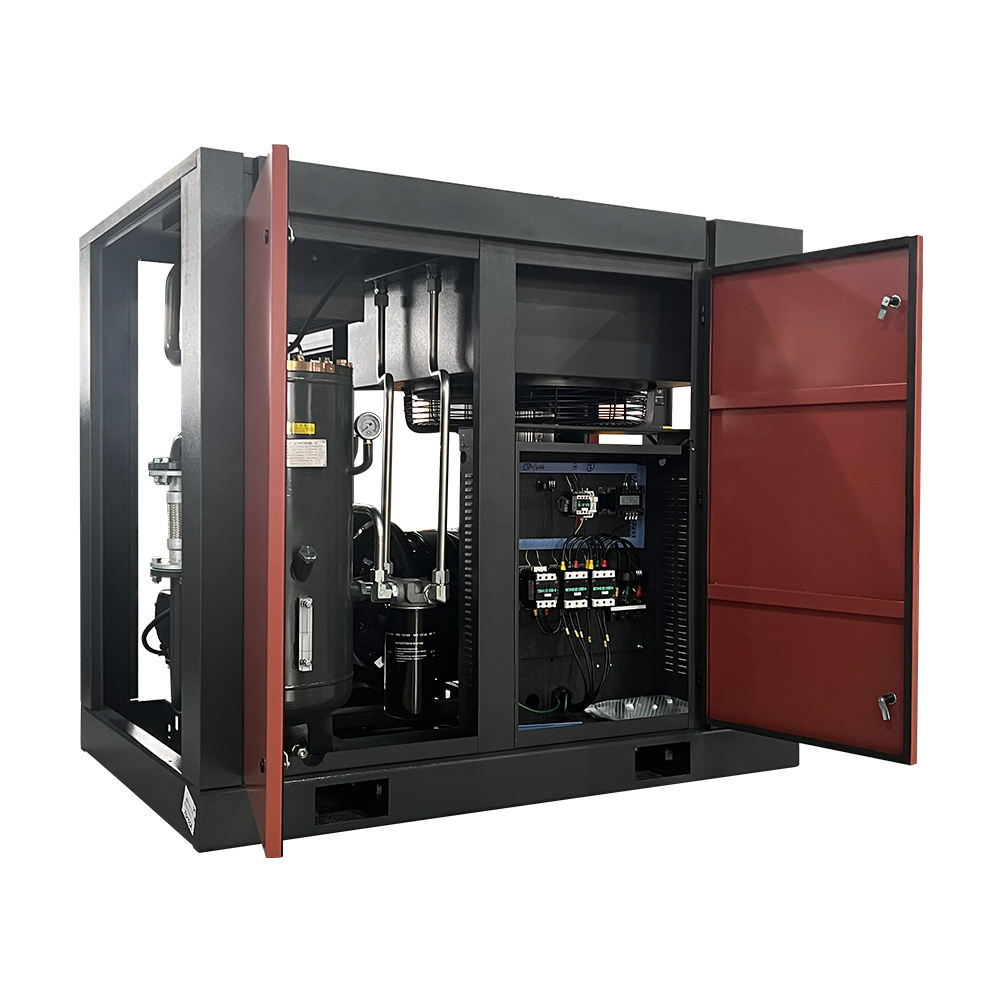DMC 37kw 50hp Variable Speed Control 8bar Screw Air Compressor Inverter ...